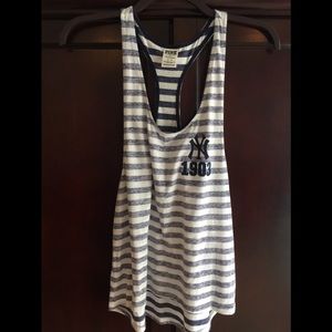 NY Yankees PINK sleeveless shirt